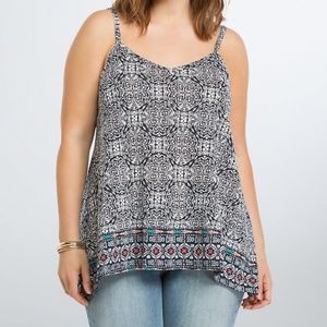 NWOT Torrid Mosaic Border Print Tank Top